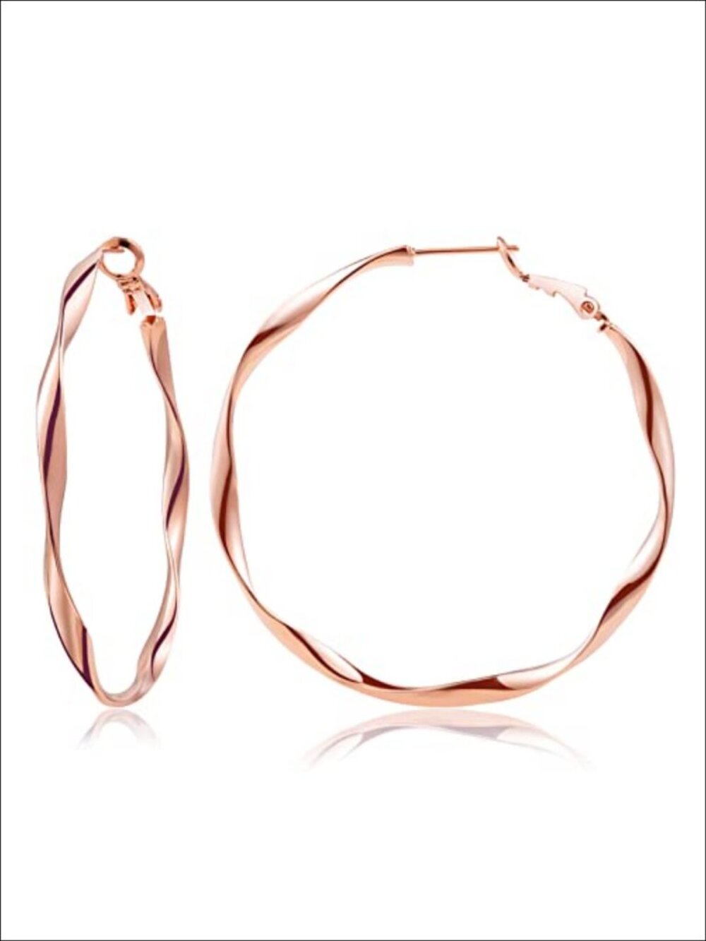 24K Gold Plated Twisted Thin Huggie Hoop Earrings 925 Sterling Silver Post